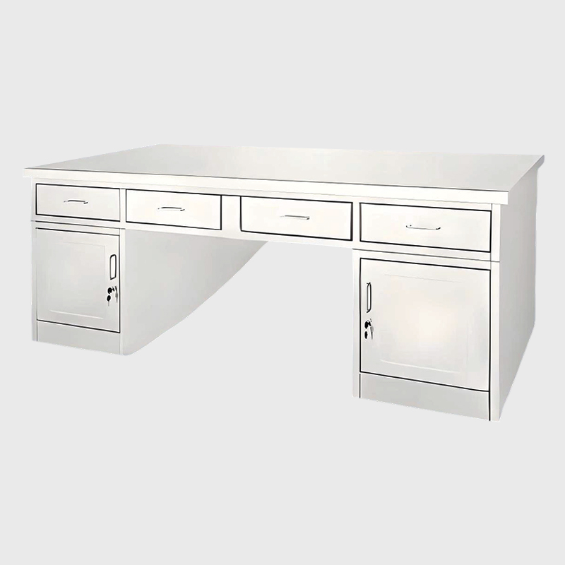 میز کار استنلس استیل بیمارستانی با کشو